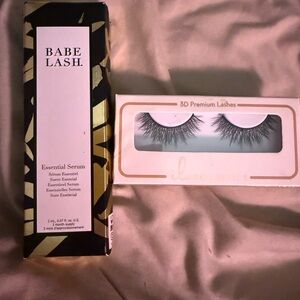 Babe Lash Essential Serum and 3D Premium Lashes Set